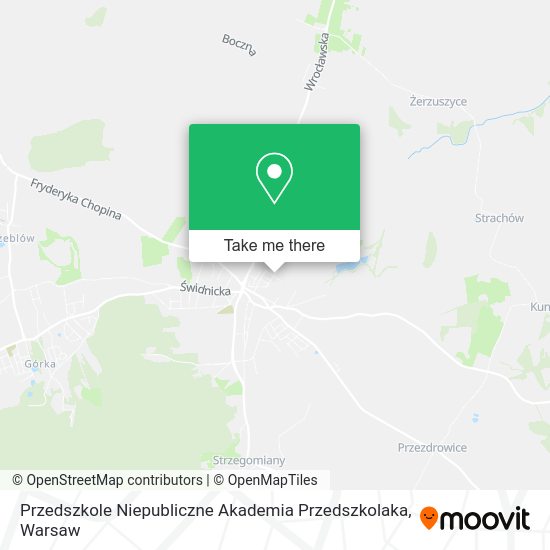 Przedszkole Niepubliczne Akademia Przedszkolaka map