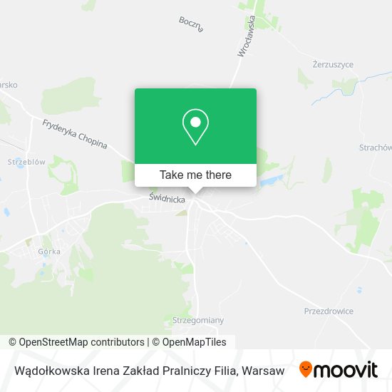 Wądołkowska Irena Zakład Pralniczy Filia map