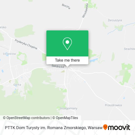 PTTK Dom Turysty im. Romana Zmorskiego map