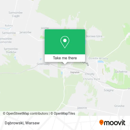 Карта Dąbrowski