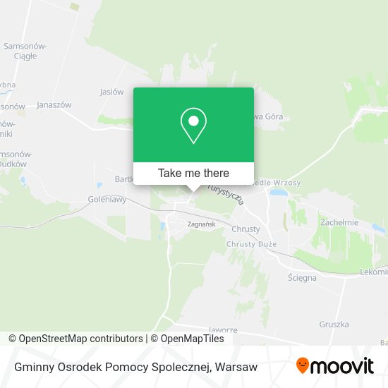 Gminny Osrodek Pomocy Spolecznej map