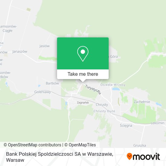 Bank Polskiej Spoldzielczosci SA w Warszawie map