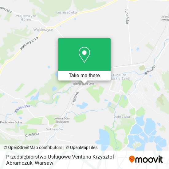 Przedsiębiorstwo Usługowe Ventana Krzysztof Abramczuk map