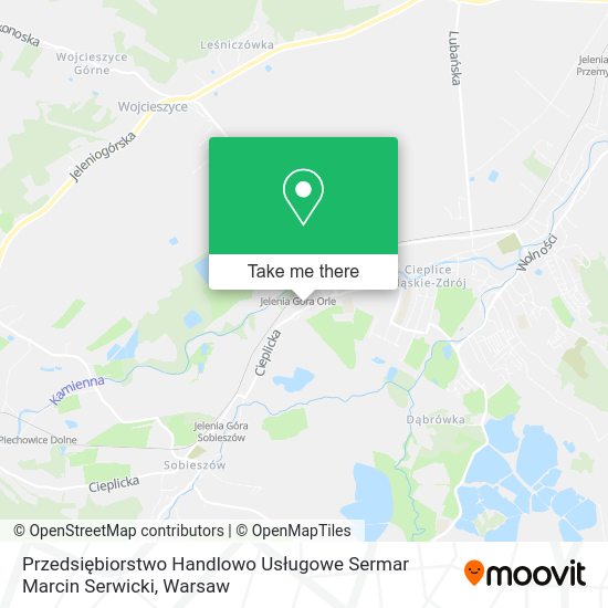 Przedsiębiorstwo Handlowo Usługowe Sermar Marcin Serwicki map