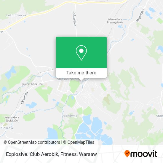 Explosive. Club Aerobik, Fitness map