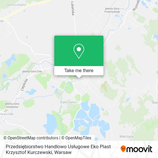 Przedsiębiorstwo Handlowo Usługowe Eko Plast Krzysztof Kurczewski map