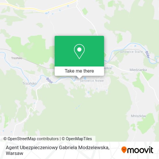 Agent Ubezpieczeniowy Gabriela Modzelewska map