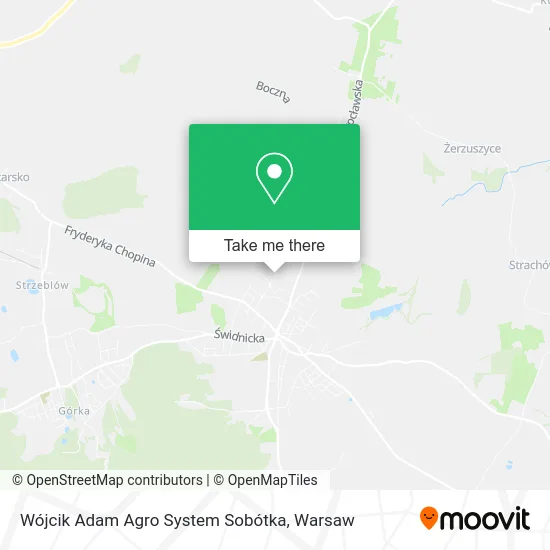 Wójcik Adam Agro System Sobótka map