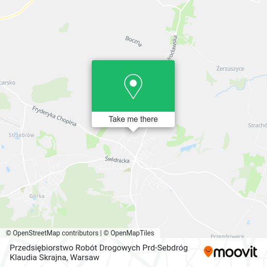 Przedsiębiorstwo Robót Drogowych Prd-Sebdróg Klaudia Skrajna map