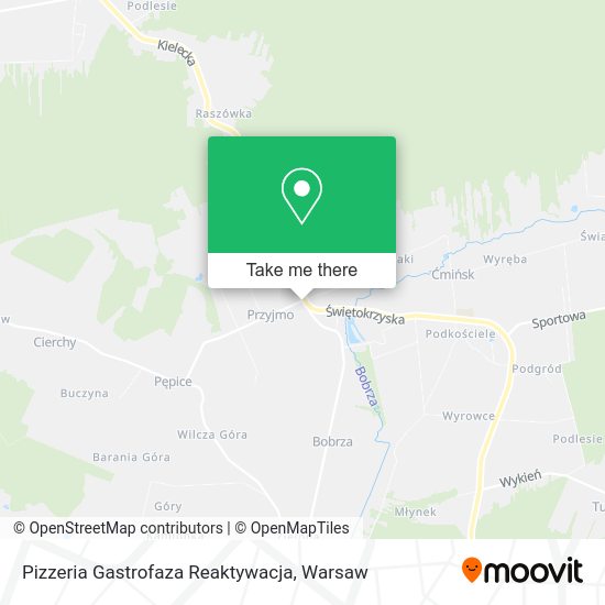 Pizzeria Gastrofaza Reaktywacja map