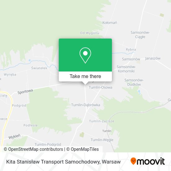 Kita Stanisław Transport Samochodowy map