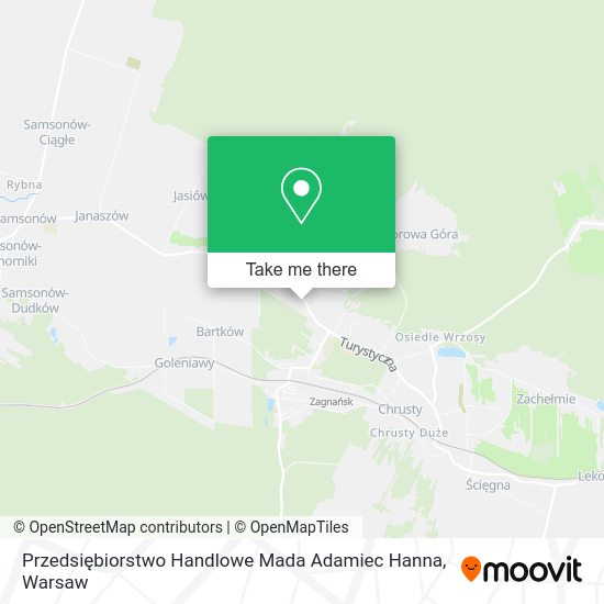 Przedsiębiorstwo Handlowe Mada Adamiec Hanna map