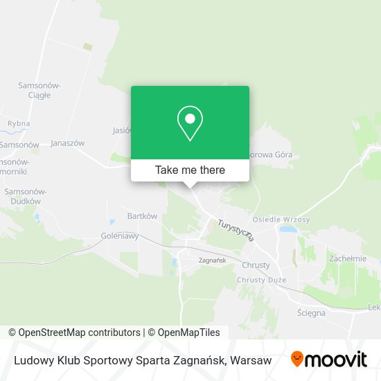 Карта Ludowy Klub Sportowy Sparta Zagnańsk