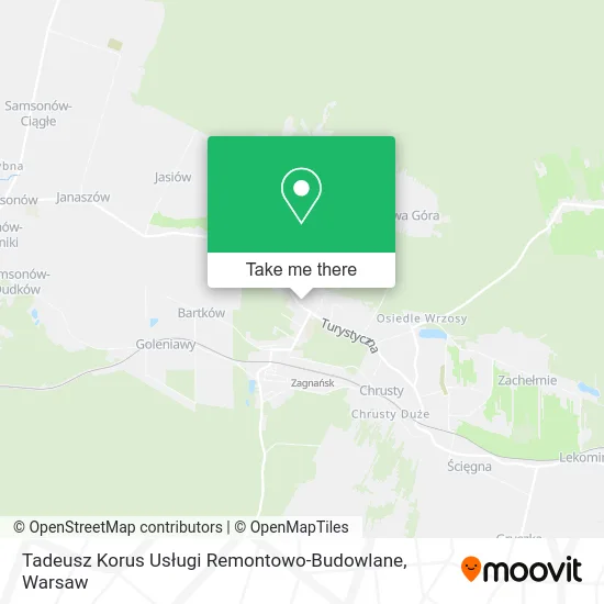 Tadeusz Korus Usługi Remontowo-Budowlane map