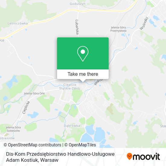 Dis-Kom Przedsiębiorstwo Handlowo-Usługowe Adam Kostiuk map