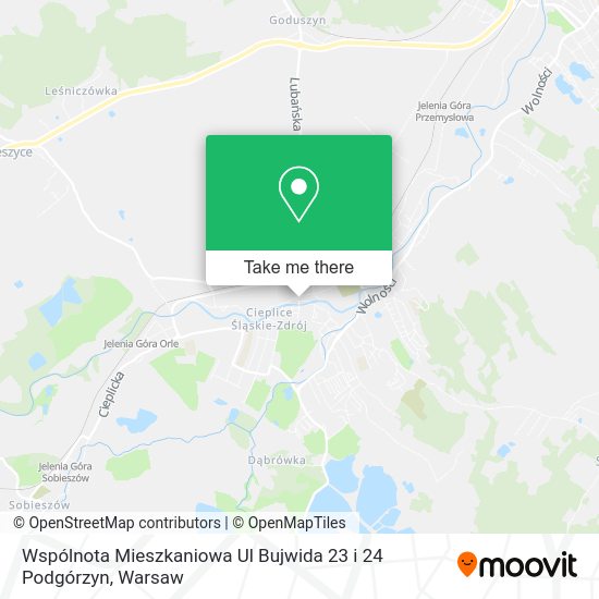 Wspólnota Mieszkaniowa Ul Bujwida 23 i 24 Podgórzyn map