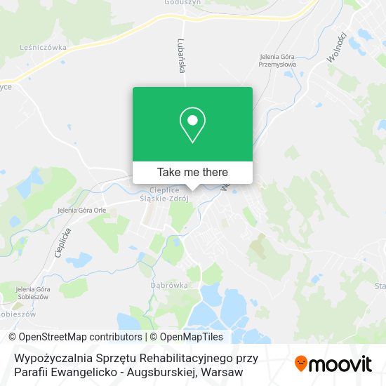 Wypożyczalnia Sprzętu Rehabilitacyjnego przy Parafii Ewangelicko - Augsburskiej map