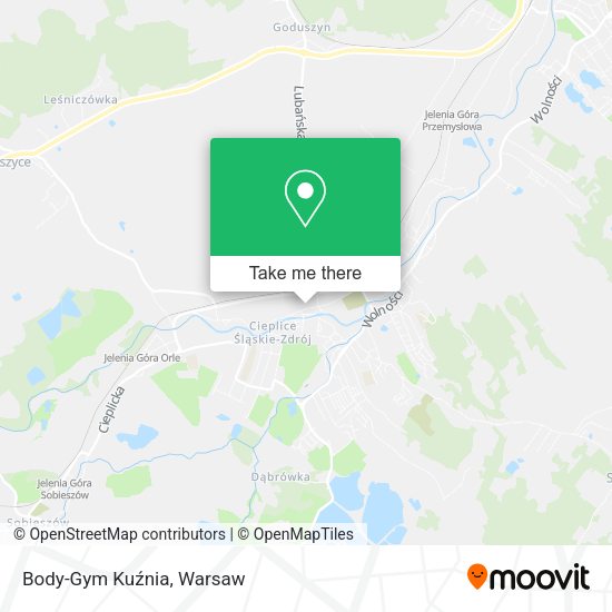 Body-Gym Kuźnia map