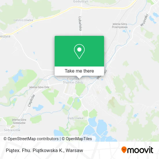 Карта Piątex. Fhu. Piątkowska K.