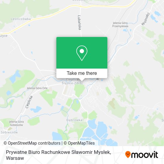 Prywatne Biuro Rachunkowe Sławomir Mysłek map