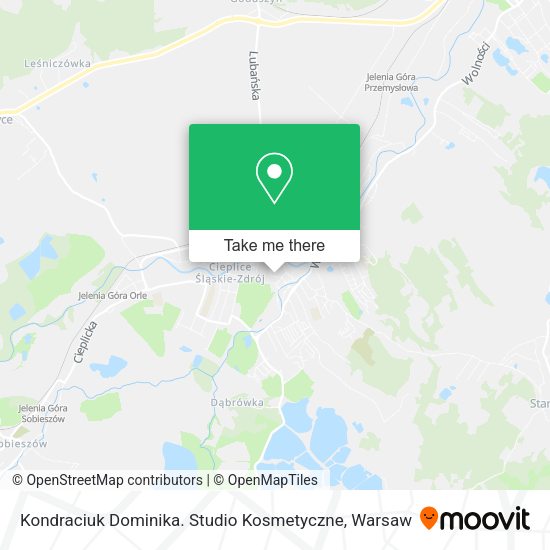 Kondraciuk Dominika. Studio Kosmetyczne map