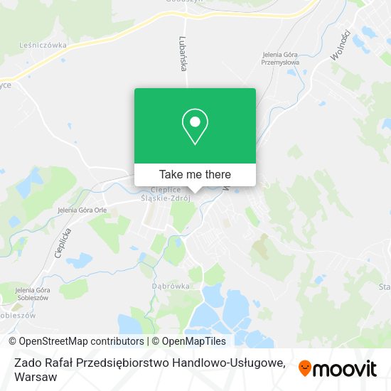 Zado Rafał Przedsiębiorstwo Handlowo-Usługowe map