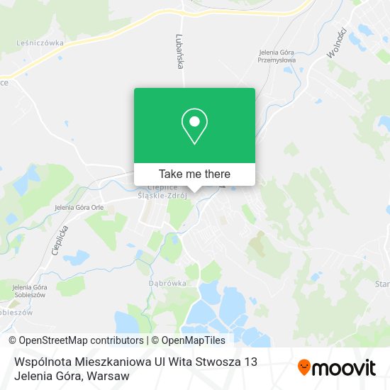 Wspólnota Mieszkaniowa Ul Wita Stwosza 13 Jelenia Góra map