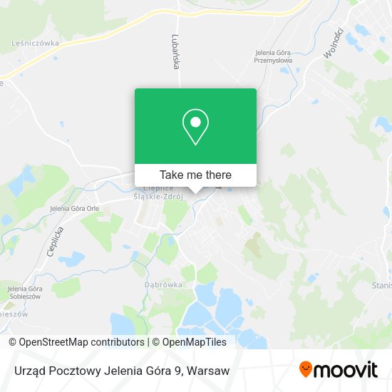 Urząd Pocztowy Jelenia Góra 9 map