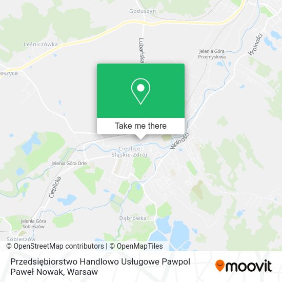 Przedsiębiorstwo Handlowo Usługowe Pawpol Paweł Nowak map