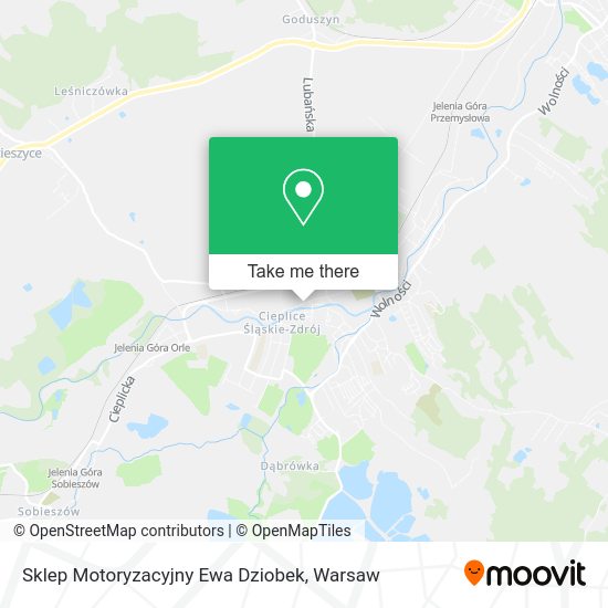 Sklep Motoryzacyjny Ewa Dziobek map