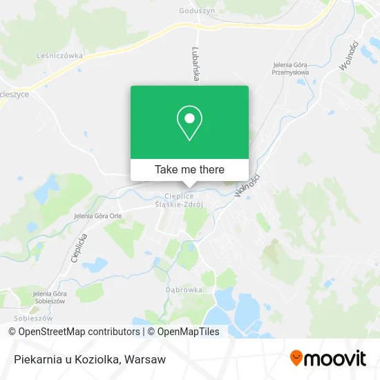 Карта Piekarnia u Koziolka