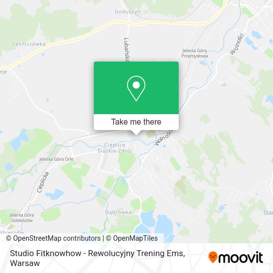 Studio Fitknowhow - Rewolucyjny Trening Ems map