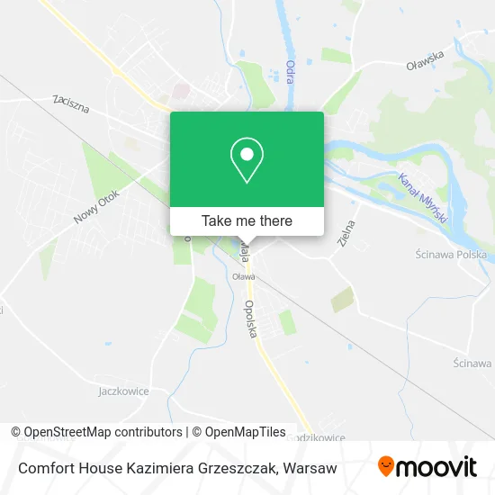 Comfort House Kazimiera Grzeszczak map