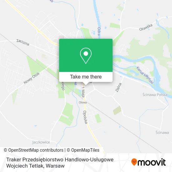 Traker Przedsiębiorstwo Handlowo-Usługowe Wojciech Tetlak map