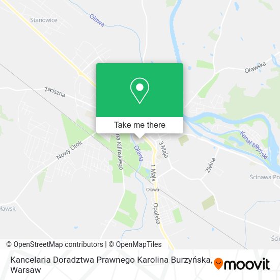 Kancelaria Doradztwa Prawnego Karolina Burzyńska map