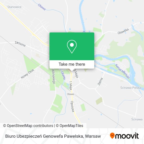 Biuro Ubezpieczeń Genowefa Pawelska map