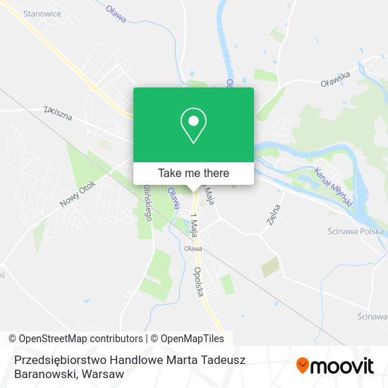 Przedsiębiorstwo Handlowe Marta Tadeusz Baranowski map