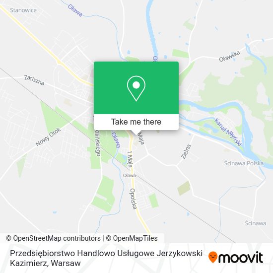 Przedsiębiorstwo Handlowo Usługowe Jerzykowski Kazimierz map