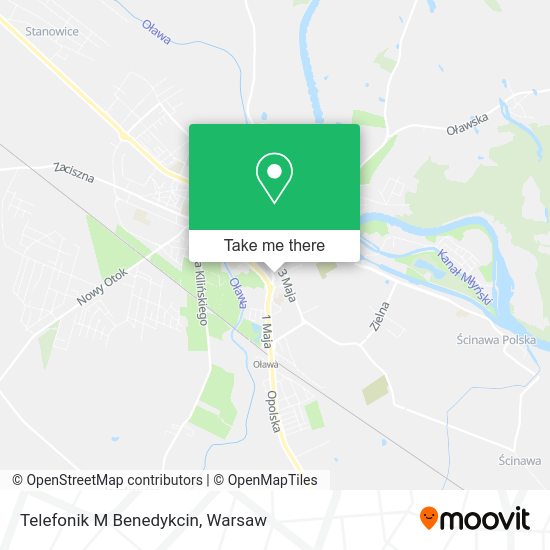 Telefonik M Benedykcin map