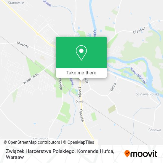 Związek Harcerstwa Polskiego. Komenda Hufca map