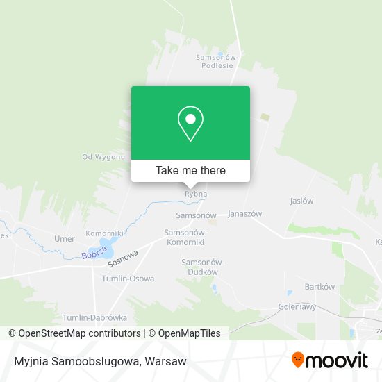 Myjnia Samoobslugowa map