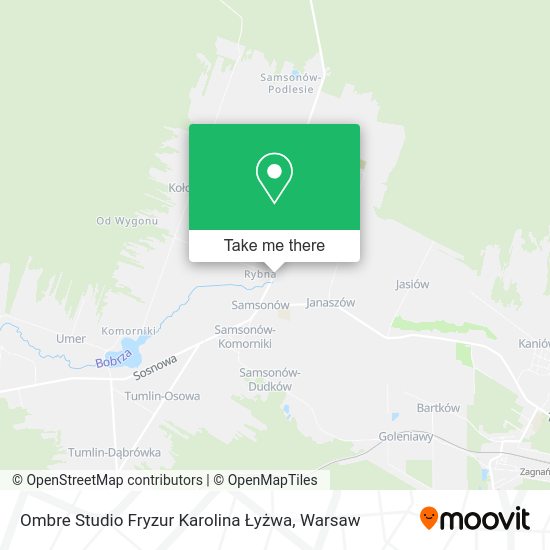 Ombre Studio Fryzur Karolina Łyżwa map