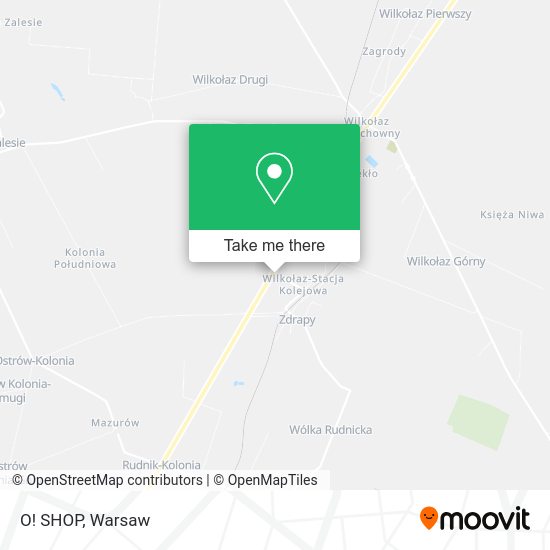 O! SHOP map