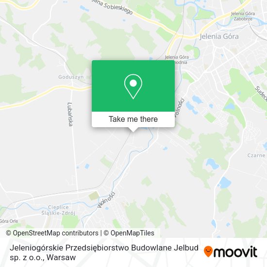 Jeleniogórskie Przedsiębiorstwo Budowlane Jelbud sp. z o.o. map