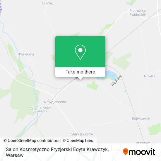 Карта Salon Kosmetyczno Fryzjerski Edyta Krawczyk