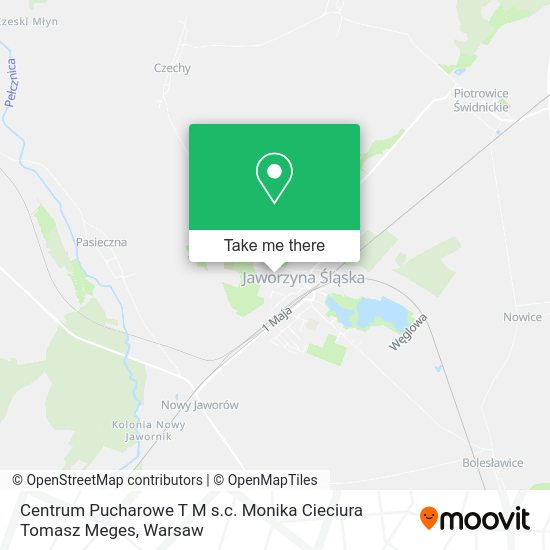 Centrum Pucharowe T M s.c. Monika Cieciura Tomasz Meges map