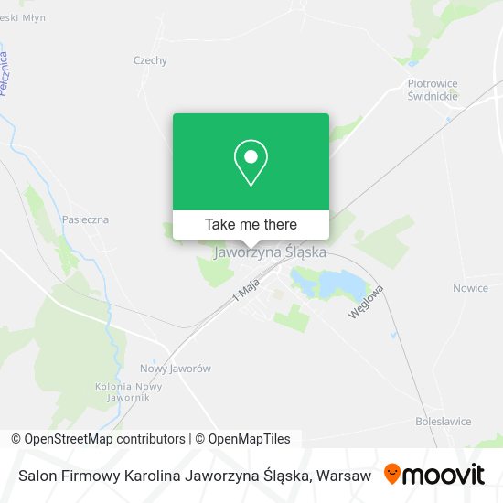 Карта Salon Firmowy Karolina Jaworzyna Śląska