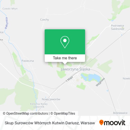 Skup Surowców Wtórnych Kutwin Dariusz map