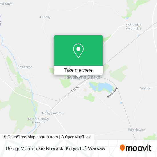 Usługi Monterskie Nowacki Krzysztof map