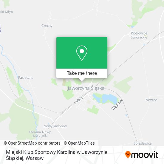 Miejski Klub Sportowy Karolina w Jaworzynie Śląskiej map